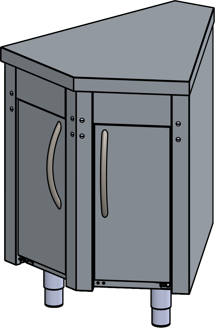 Eckelement Innen Modul 45°
