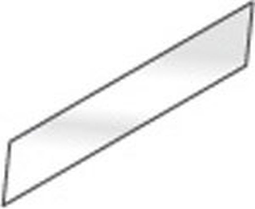 Frontglas 805mm für Einbauwanne und Einbauplatte