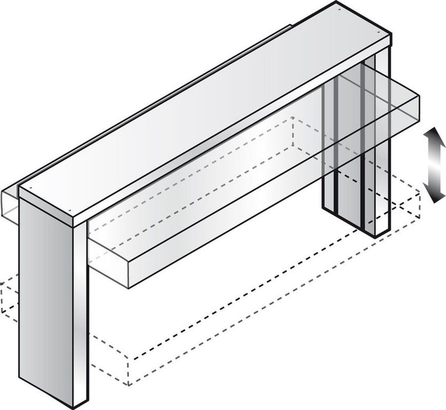 Hustenschutz GN 2/1 elektrisch für Einbauwanne und Einbauplatte