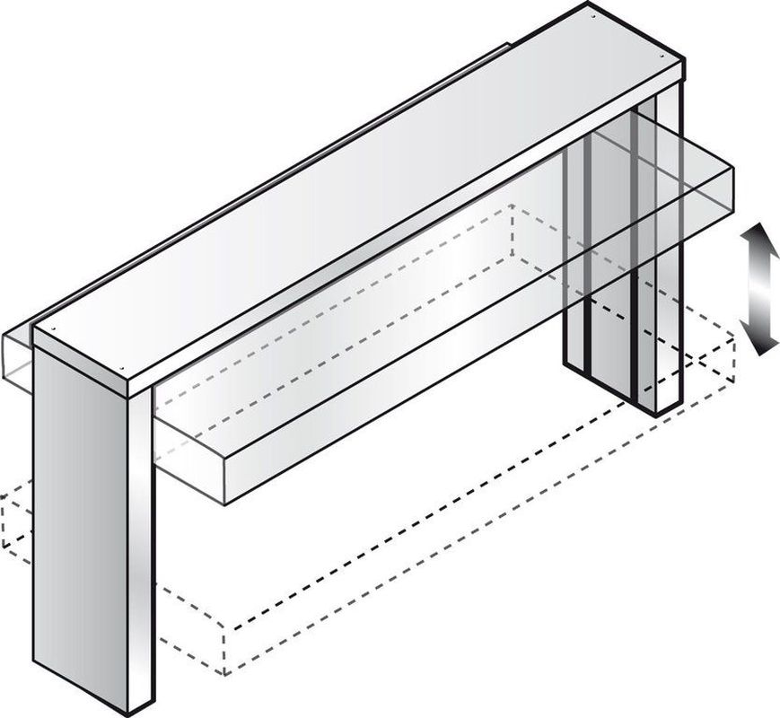 Hustenschutz GN 3/1 elektrisch für Einbauwanne und Einbauplatte