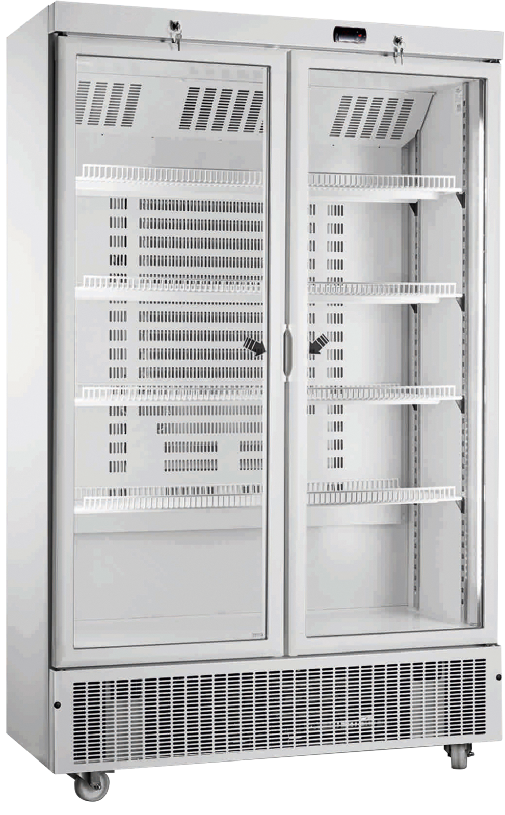 KBS 850 GU Glastürkühlschrank mit Drehtüren