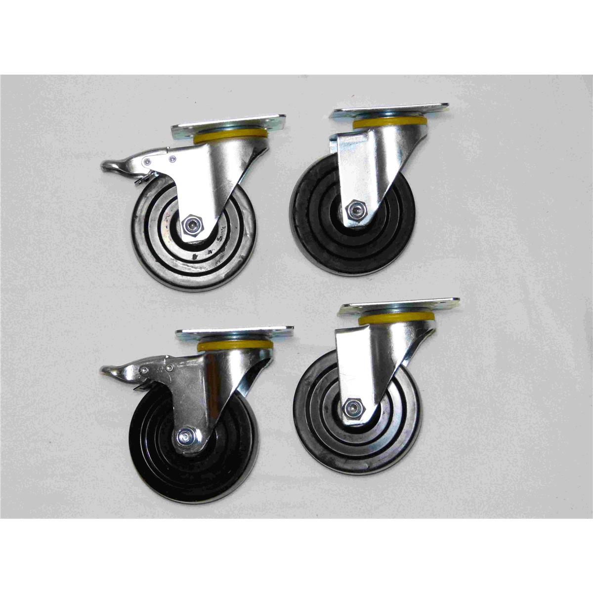 4er Set Räder - Höhe125mm