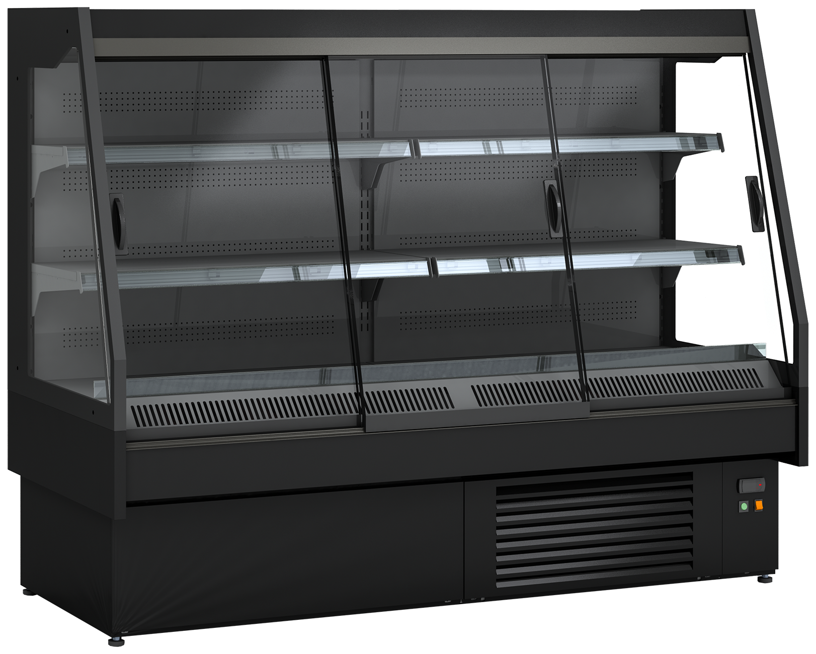 Wandkühlregal Maple 190 mit Schiebetüren