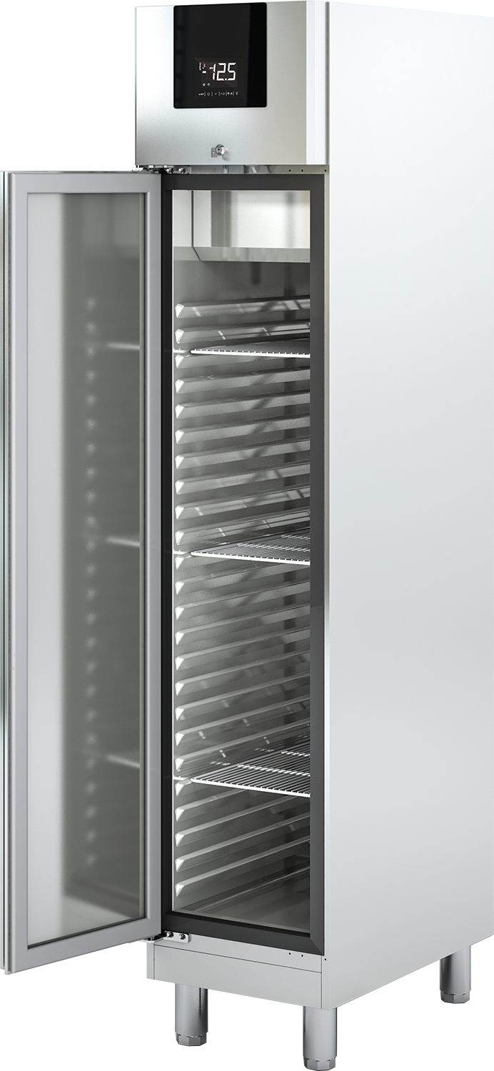 Edelstahlkühlschrank KU 359