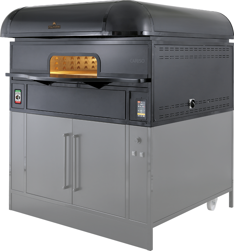 Caruso 6 Pizzaofen für 6 Pizzen ø35cm mit offenem Unterbau