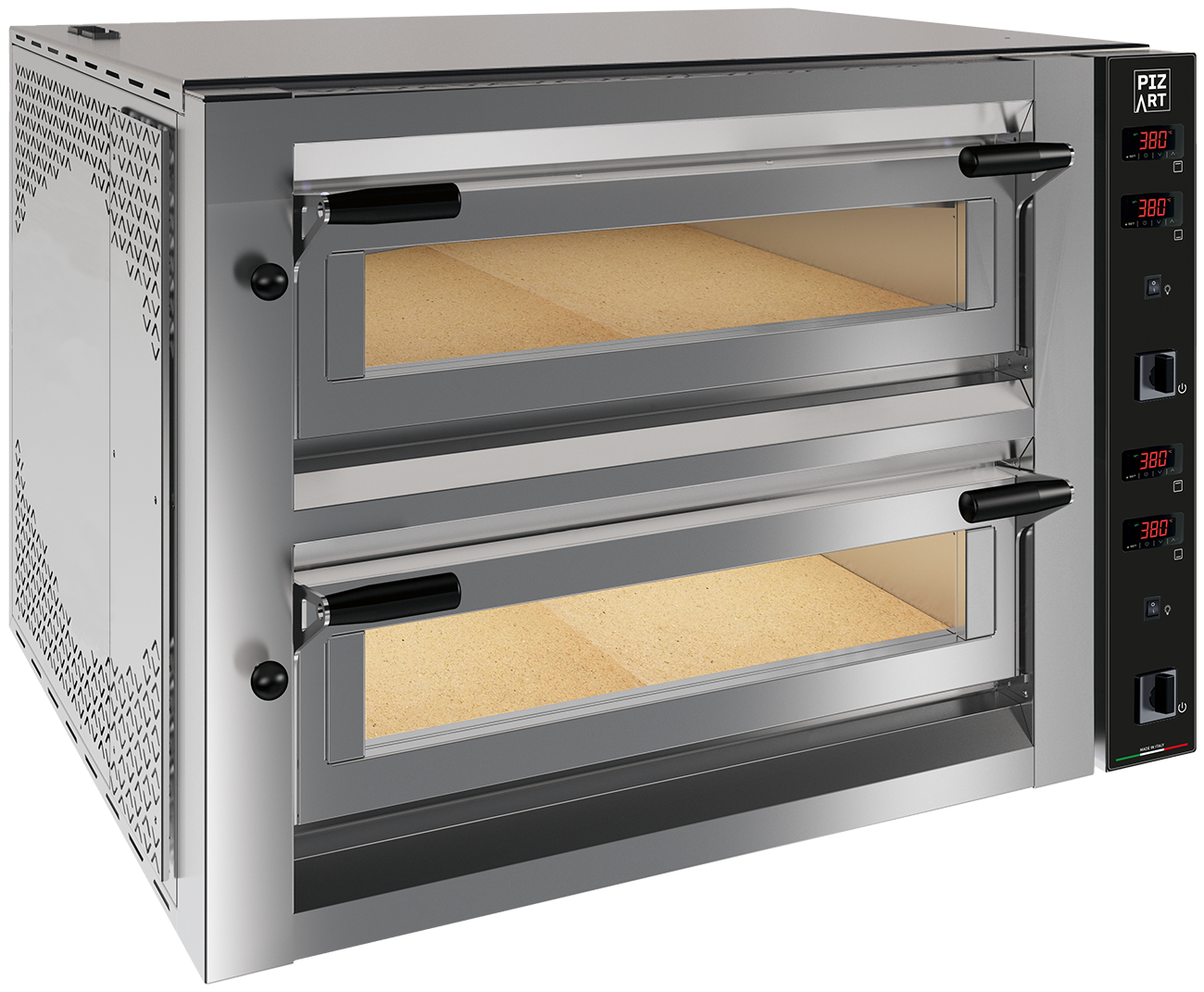 Pizzaofen Master 6+6 für 12 Pizzen ø35cm elektro 17,7 kW