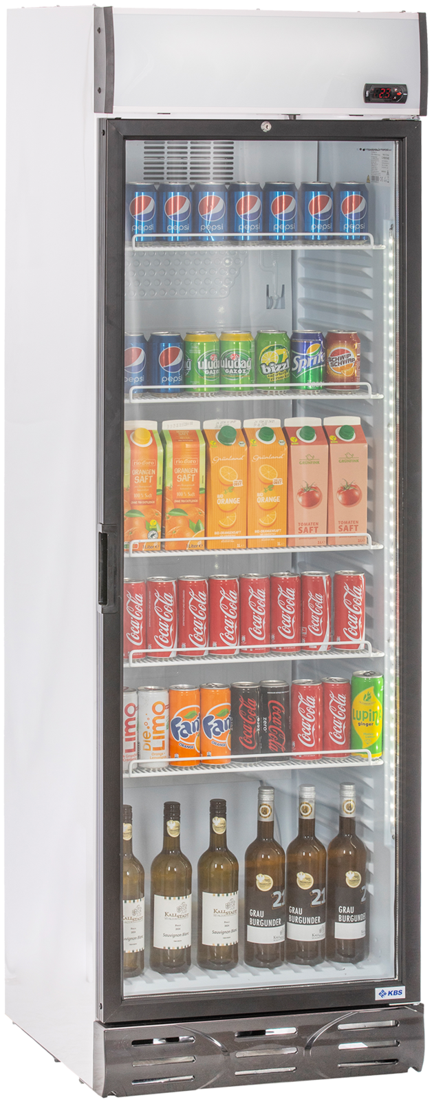 Glastürkühlschrank KBS 375 GDU