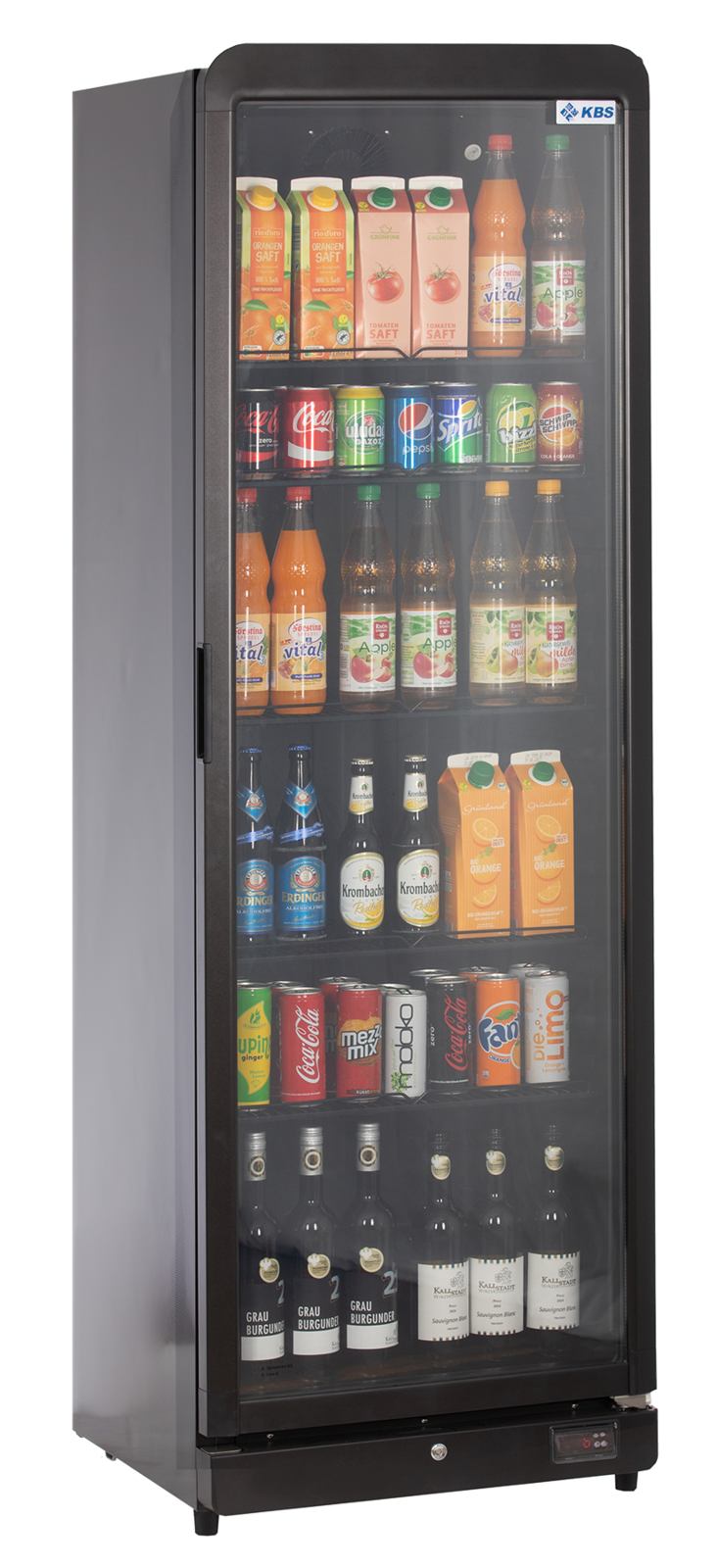 Glastürkühlschrank KBS 384 Umluft