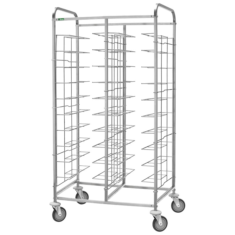 Abräumwagen 950 für 20 Tabletts oder GN Tabletts ohne Seitenwand