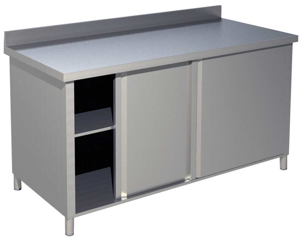 Arbeitsschrank mit Aufkantung B 100cm x T 60cm