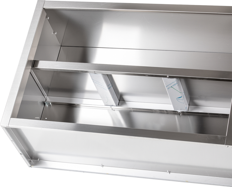 Wandhängeschrank offen B 200cm x H 65cm