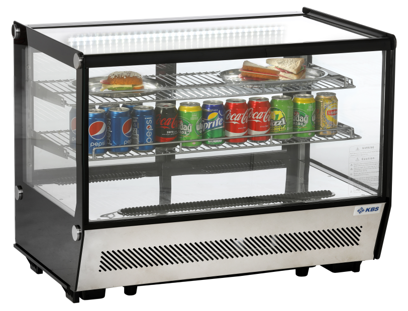 Aufsatz-Kühlvitrine VKV 170 170 mit 2 Etagen