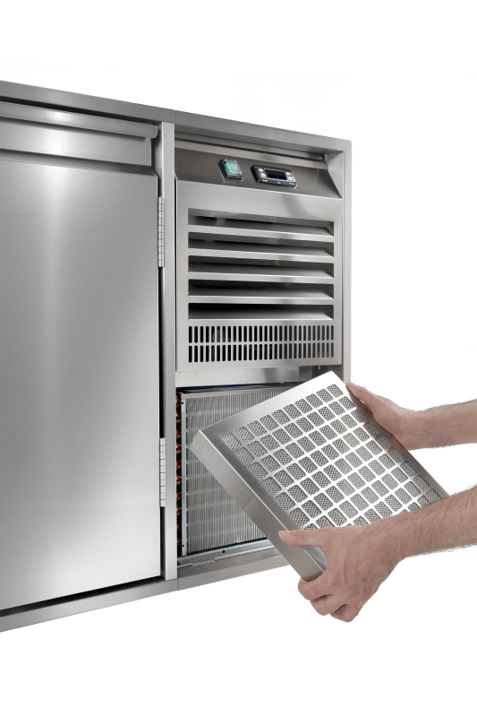 Kühltisch mit Edelstahlverdampfer KTE 3 M